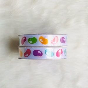 Easter Jellybean Satin Ribbon 2 pc